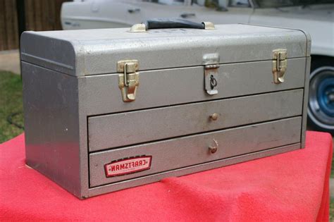 new metal craftsman tool boxes|craftsman two drawer tool box.